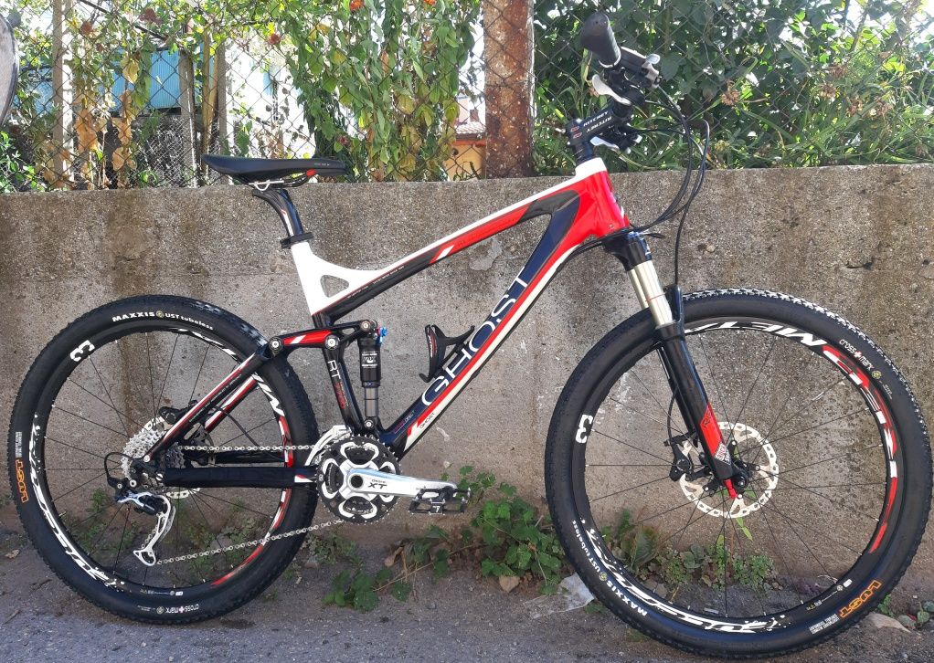 Карбонов Ghost RT Lector 7700 Като нов 26" Xt, Fox, Rockshox