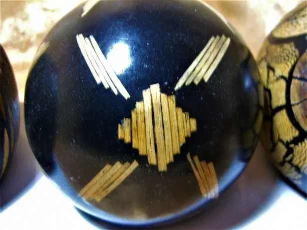 Decor scultura lemn, portelan, Mid Century Modern, Art Deco, vintage