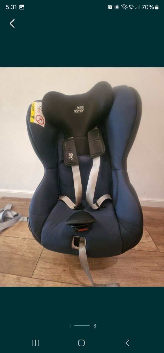 Scaun auto Britax Romer way plus rear facing 9-29 kg, prindere centuri