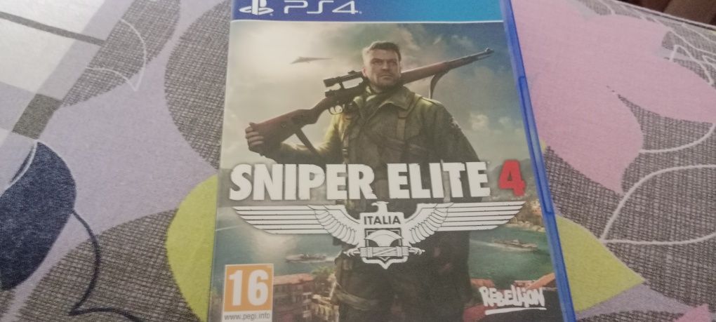 Диск PS 4,sniper elite 4