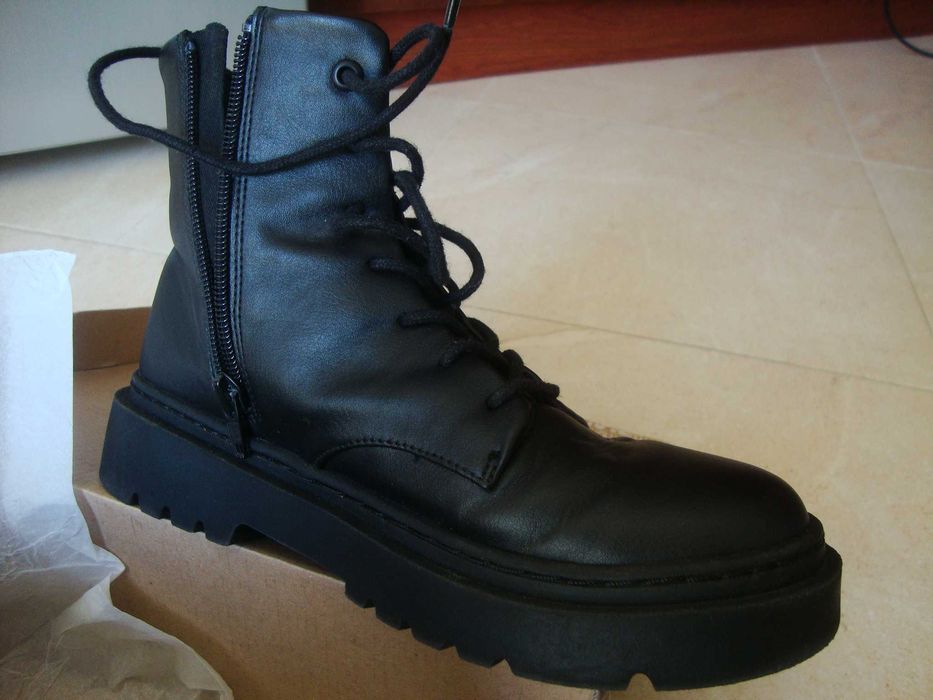 Зимни кожени боти