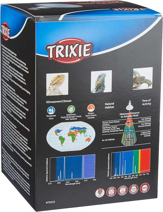 Лампа Trixie ProSun Mixed D3 Tungsten 70 W за влечуги и терариуми