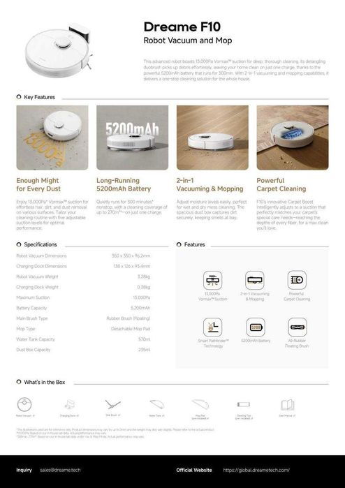 Пылесосы DREAME   модель есть склад оптом +бонус  и Даставка бесплатна