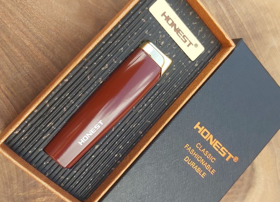 Луксозна запалка HONEST в подаръчна кутия,3 цвята