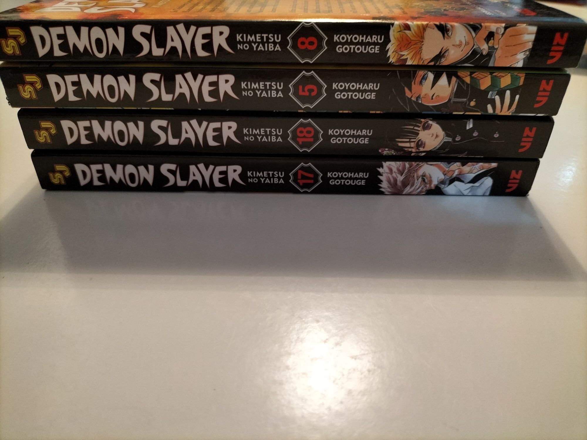 Manga Demon Slayer chapter 5,8,17,18