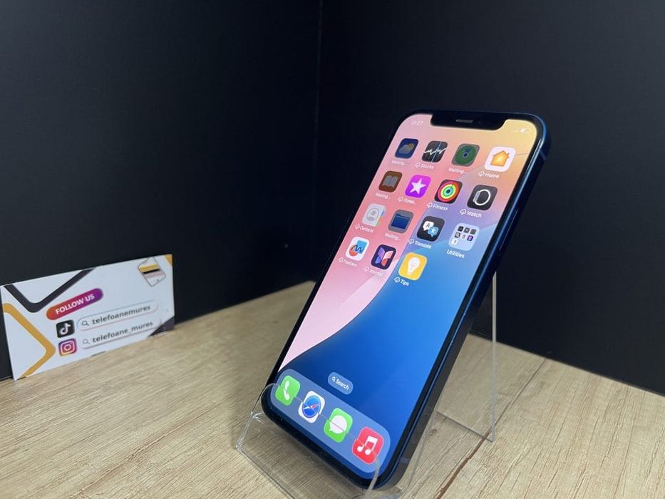 iPhone 12 64Gb Blue 3 ani garanție, Telefoane Mureș