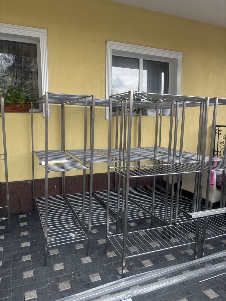 Rafturi inox cu bare