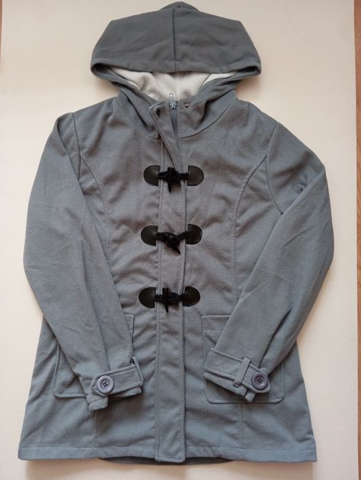 Дамско сиво палто