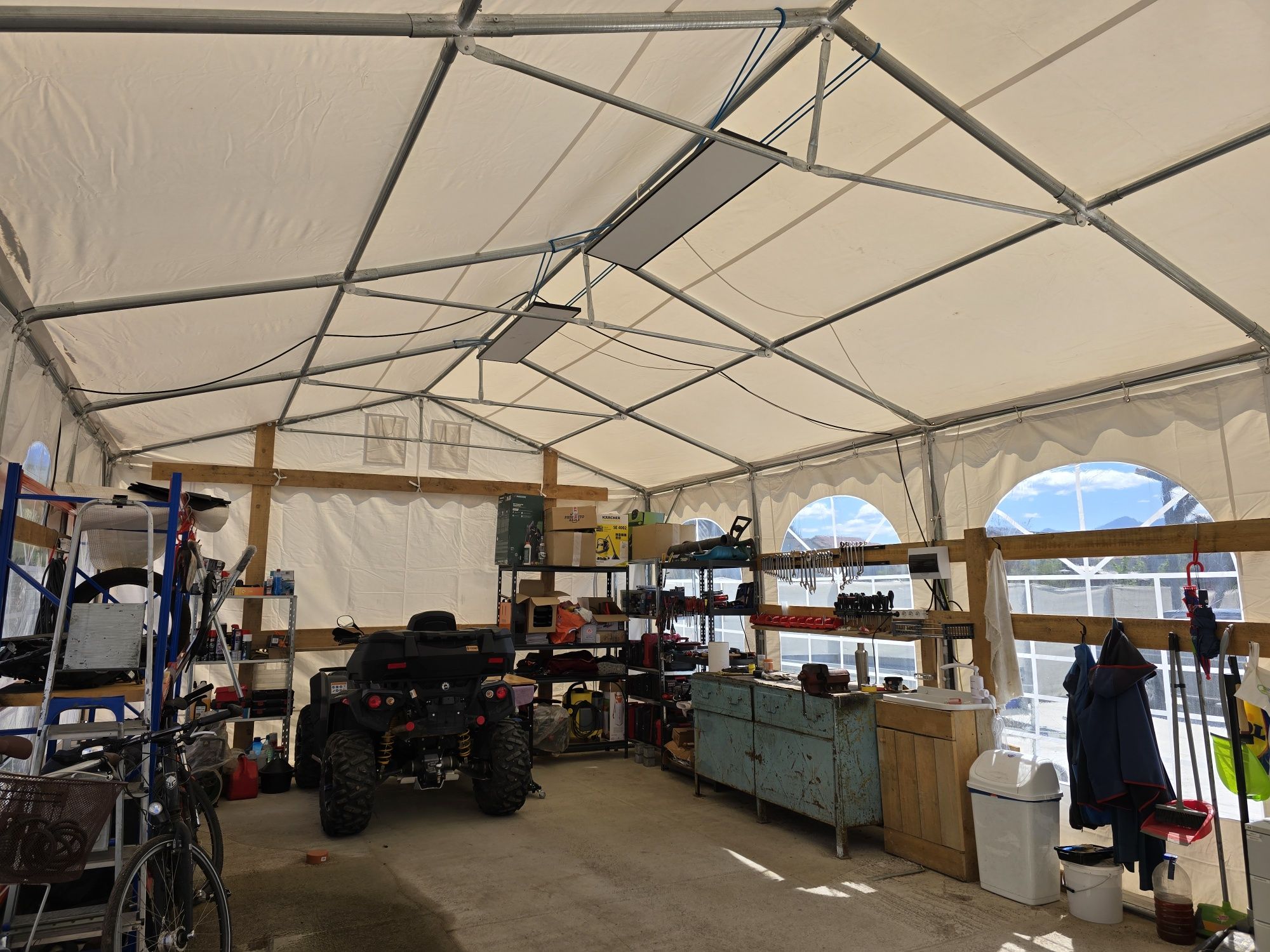 Cort evenimente garaj atelier 8m x 5m
