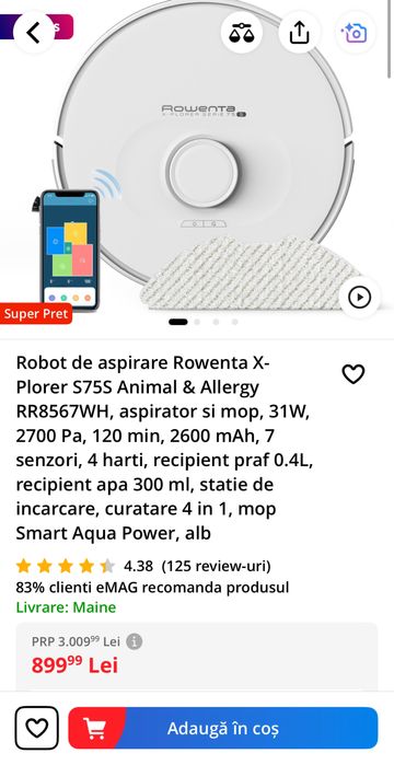 Rowenta X-Plorer S755