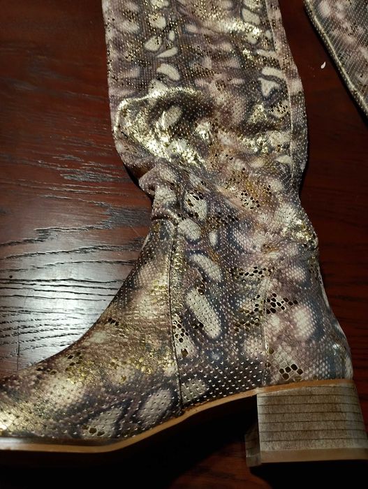 Летни ботуши естествена кожа