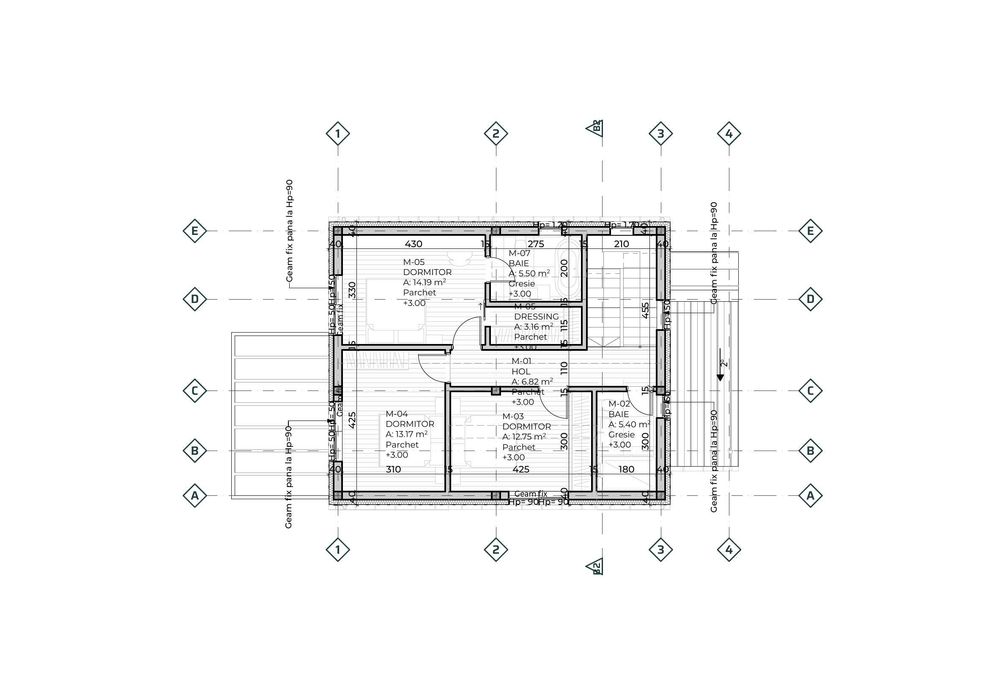 Casă noua de vânzare + teren 1.100 mp – zona metropolitană Cluj-Napoca
