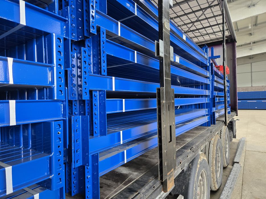 Rafturi pentru paleți industriale second-hand