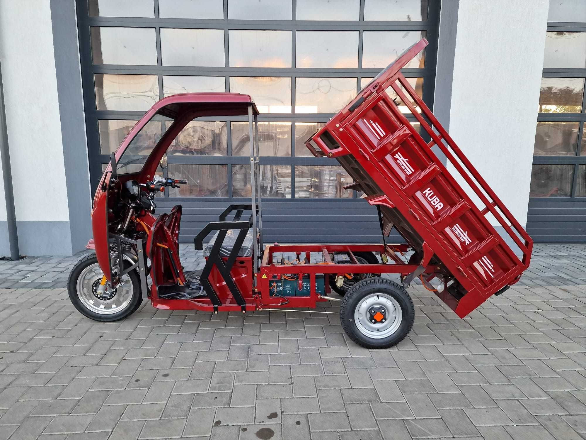 Triciclu electric,bena tip cargo 700Kg si cabina,CIV/COC,Kuba GL18000