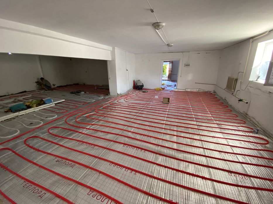 Стяжка теплый пол жасаймыз