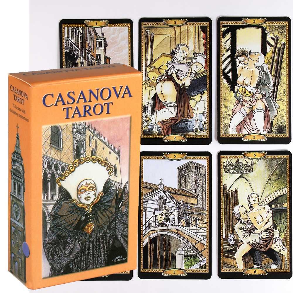 Любовни таро карти: Casanova Tarot&Erotic Fantasy Tarot&DecameronTarot