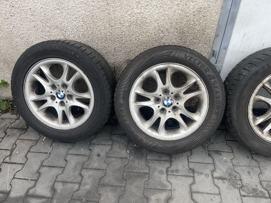 set jante roti aliaj originale pe 17 bmw X3 e83 5x120 235 55 17
