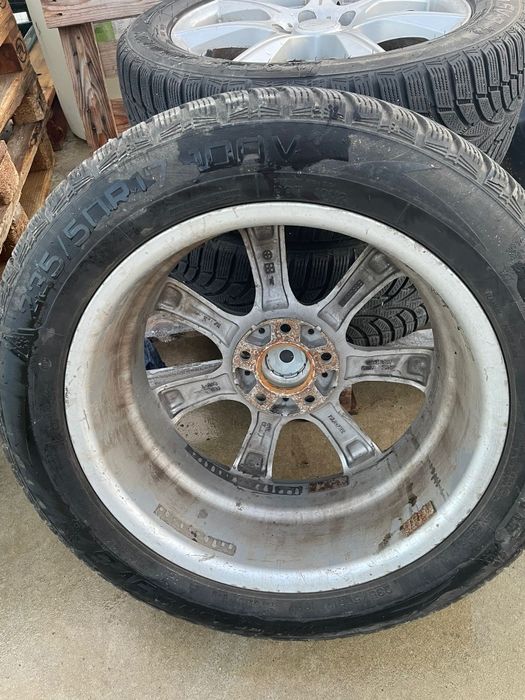 Jante nissan 5×114.3 R 17 cu anvelope de iarna