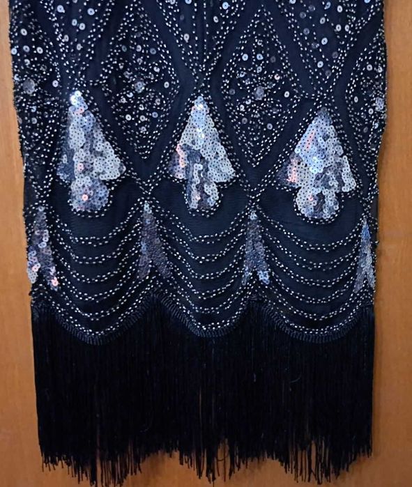 Rochie Flapper de ocazie, noua, mar. S (36)
