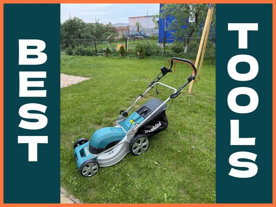 Оригинал Электрическая газонокосилка Makita ELM4120. Гарантия бор