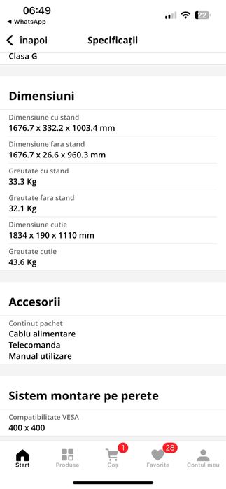 Televizor Samsung 75AU8072, 189 cm, Smart, 4K Ultra HD, LED