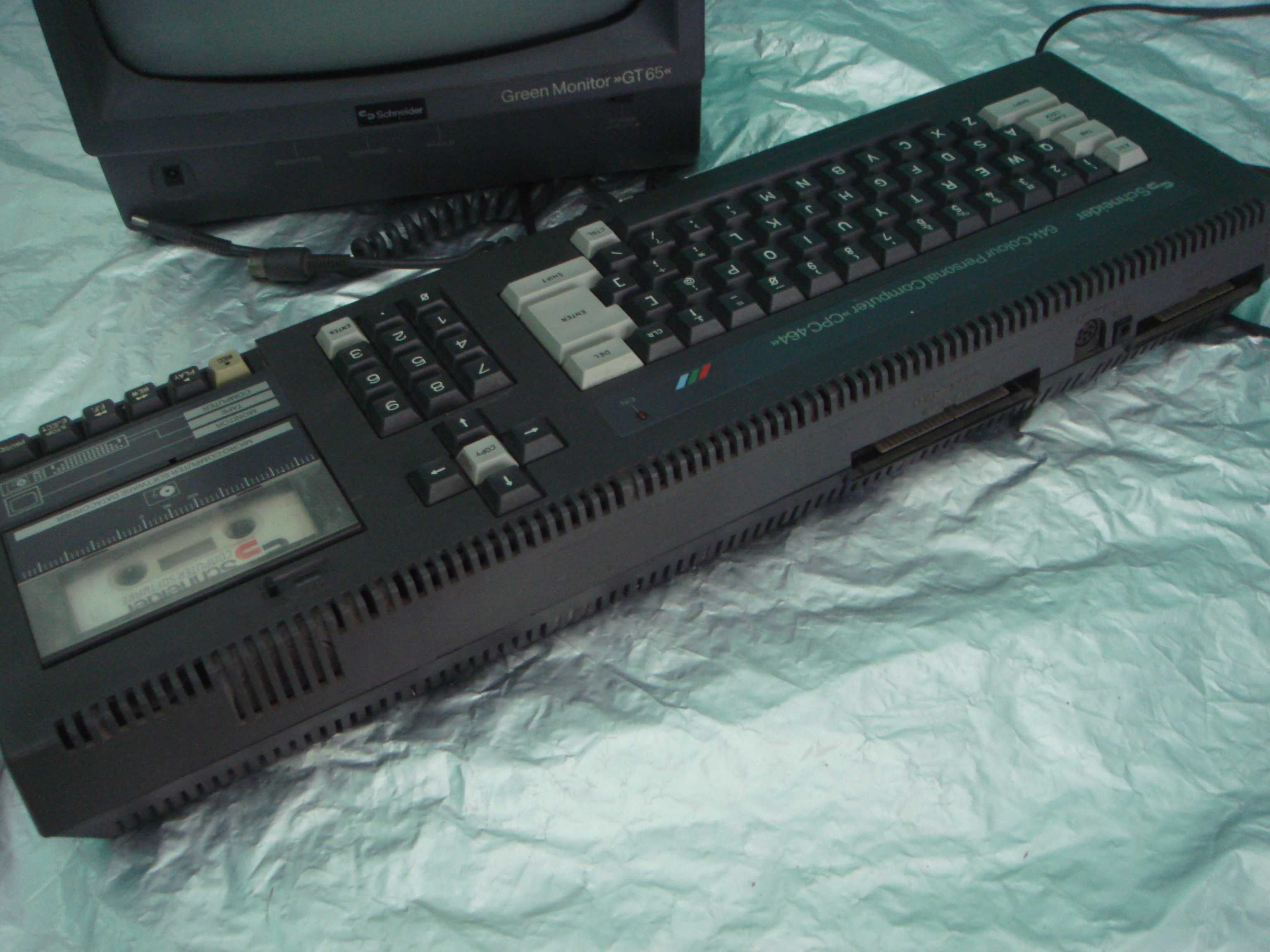Раритет Schneider CPC 464 Computer 1985 цветн.монитор Рабочий Германия