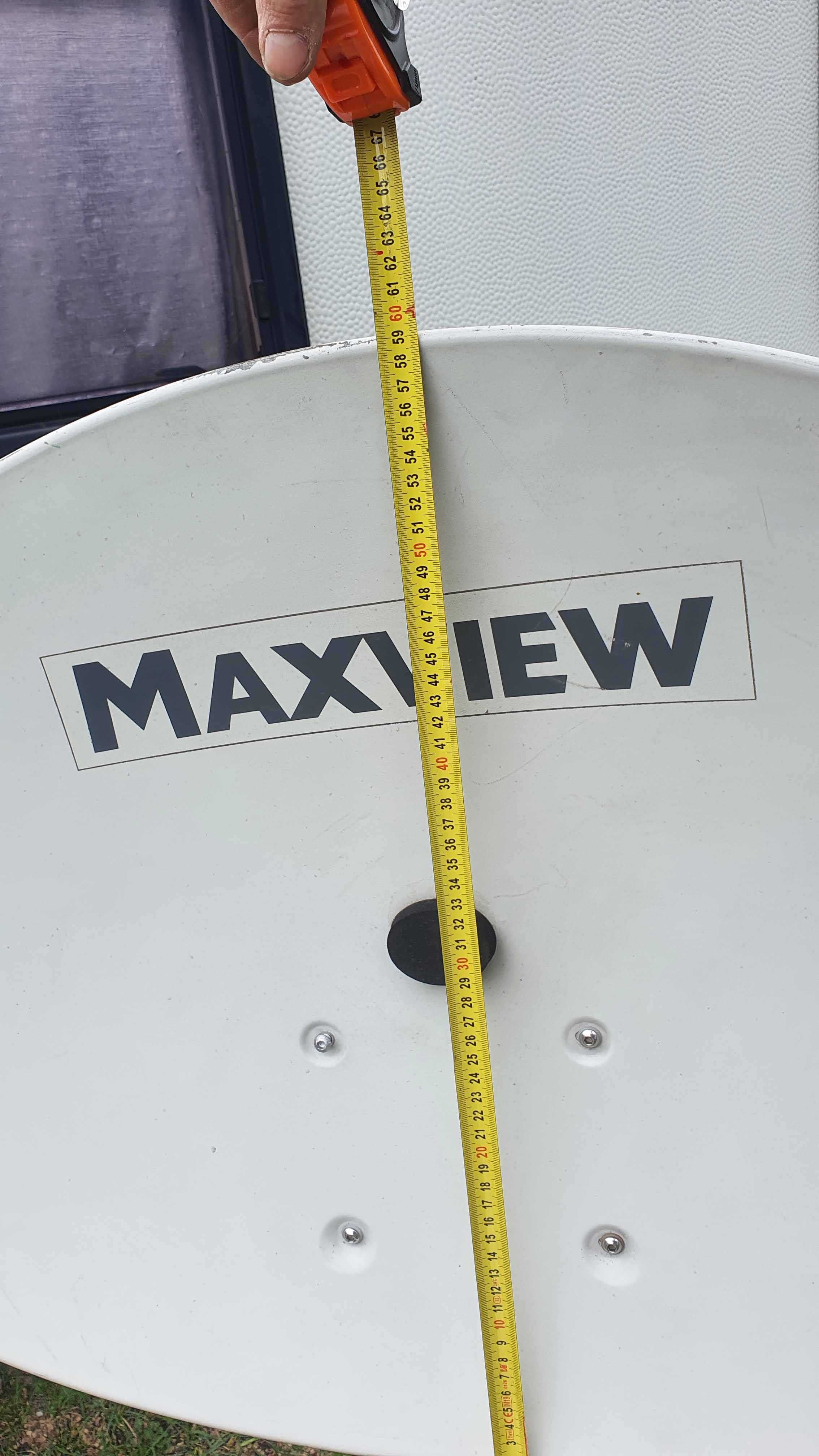 Antena satelit parabolica Maxview , cu trepied aluminiu , LNB si cablu