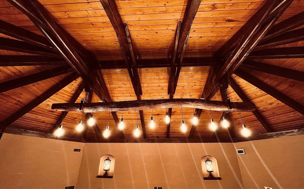 Candelabru lemn masiv de stejar