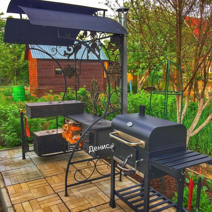 Мангалы беседка решетки навес барбекю гриль шашлычница ворота перила