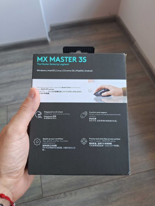 Logitech MX Master 3S -Нова Не разопакована