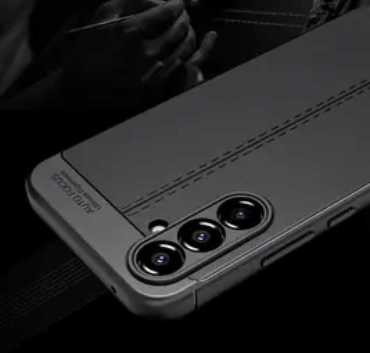 Husa Antisoc model tip PIELE pt. Samsung Galaxy A14 4G , A34 , A54 5G