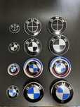 Embleme Bmw 82mm 74mm 45mm capota portbagaj aniversare full black