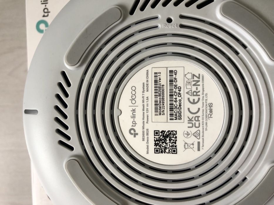 TP-Link Deco BE3600 (1-Pack) - Най-новото от Wi-Fi 7 / 2х2.5G портове
