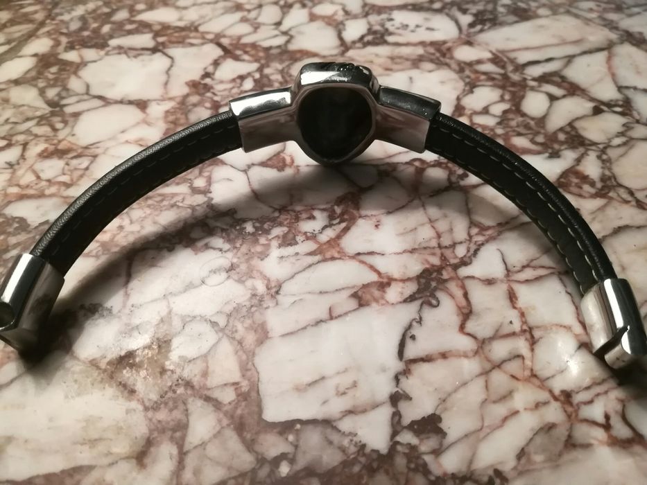 Кожена гривна стомана лъв