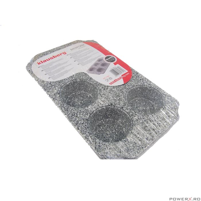 Tava pentru copt, forma 6 briose, Klausberg