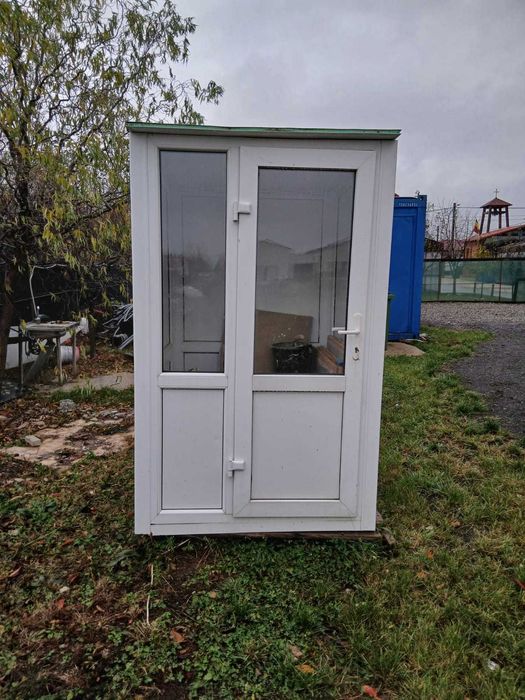 Cabina paznic , chiosc PVC termopan