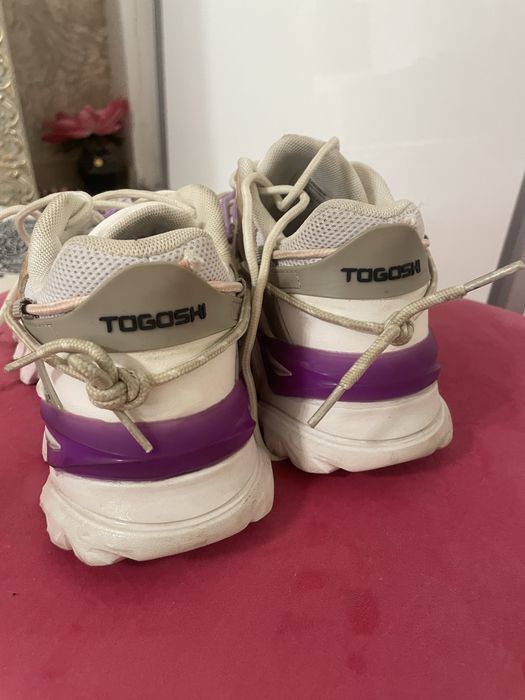 Togoshi Сникърси 38-ми номер WPRS-2021W05141 Бял