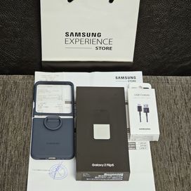 НОВ* 256GB Samsung Galaxy Flip 5 Experience Store Гаранция 2026 Cream