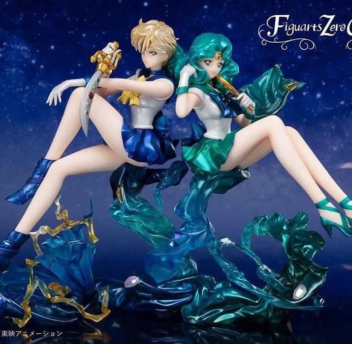 Figurine Rare Anime Sailor Moon - Sailor Uranus & Sailor Neptune