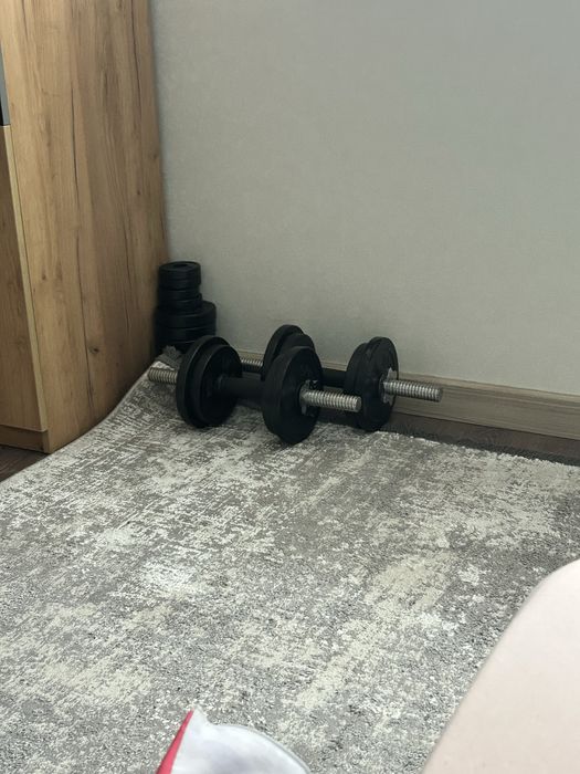 гантели и блины в отличном состоянии