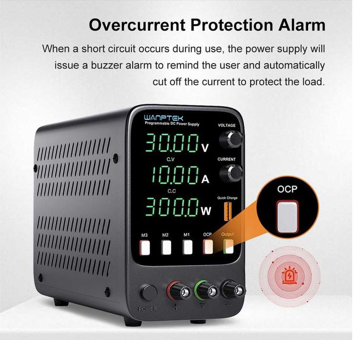 Sursa laborator de curent continuu programabila 30V 10A 300W