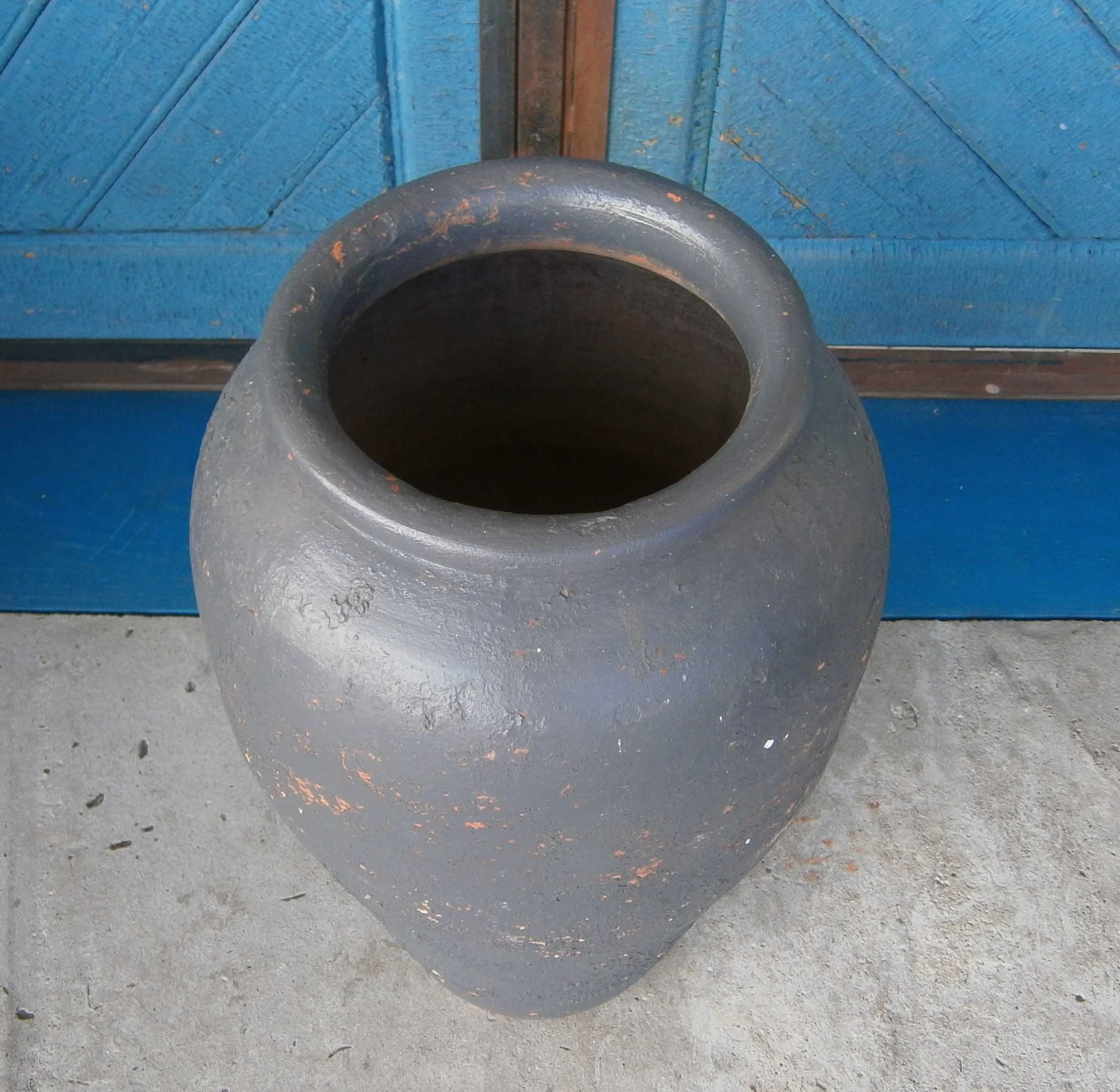 Vas ceramic vechi  (Vas decorativ din lut)