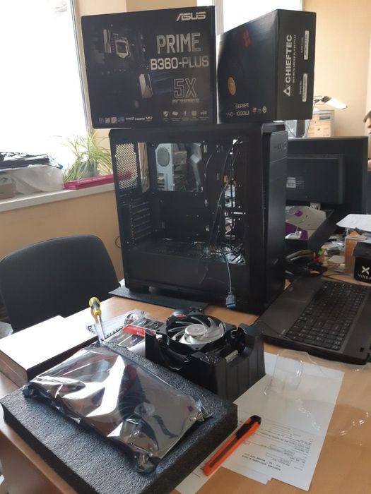 Чистка компьютера, замена термопасты, установка Windows — Павлодар