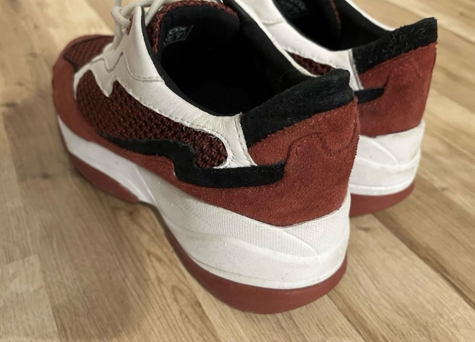 Pantofi sport piele rosu 37