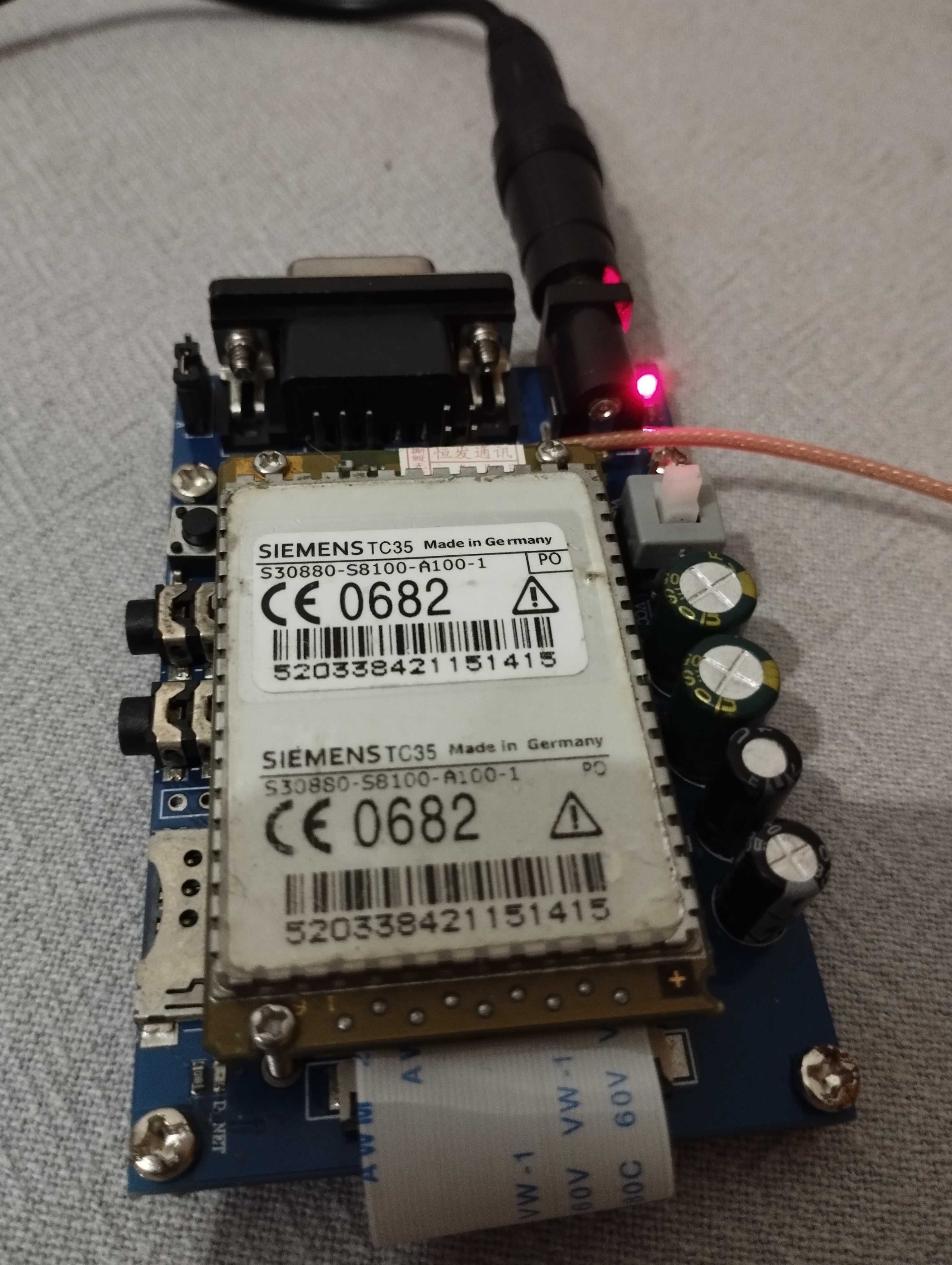 Arduino gsm SIEMENS TC35