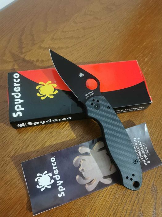 Cutit Briceag Spyderco USA Paramilitary 3 Fibra de carbon
