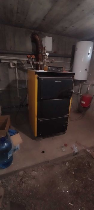 Centrala Junkers 36kw pe lemne