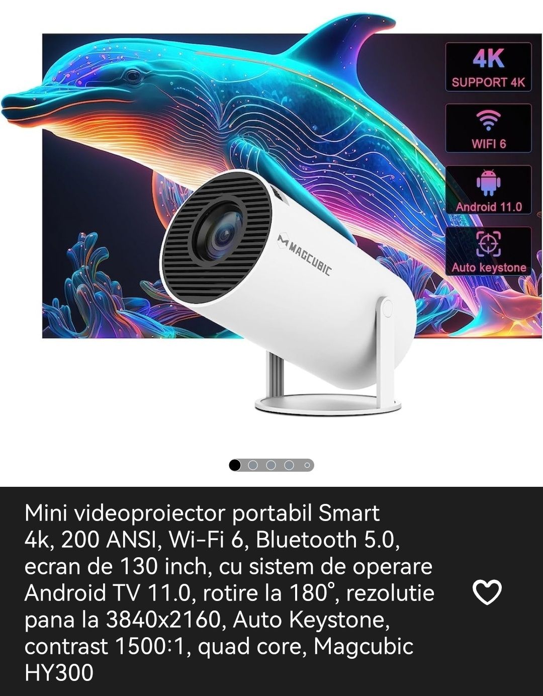 Videoproiector led Magcubic