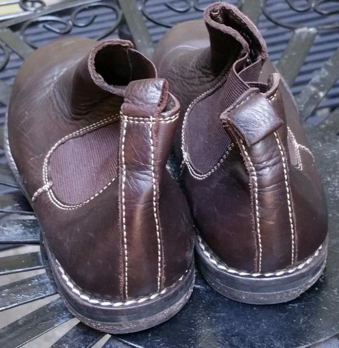 Ghete piele naturala marca Zara 30