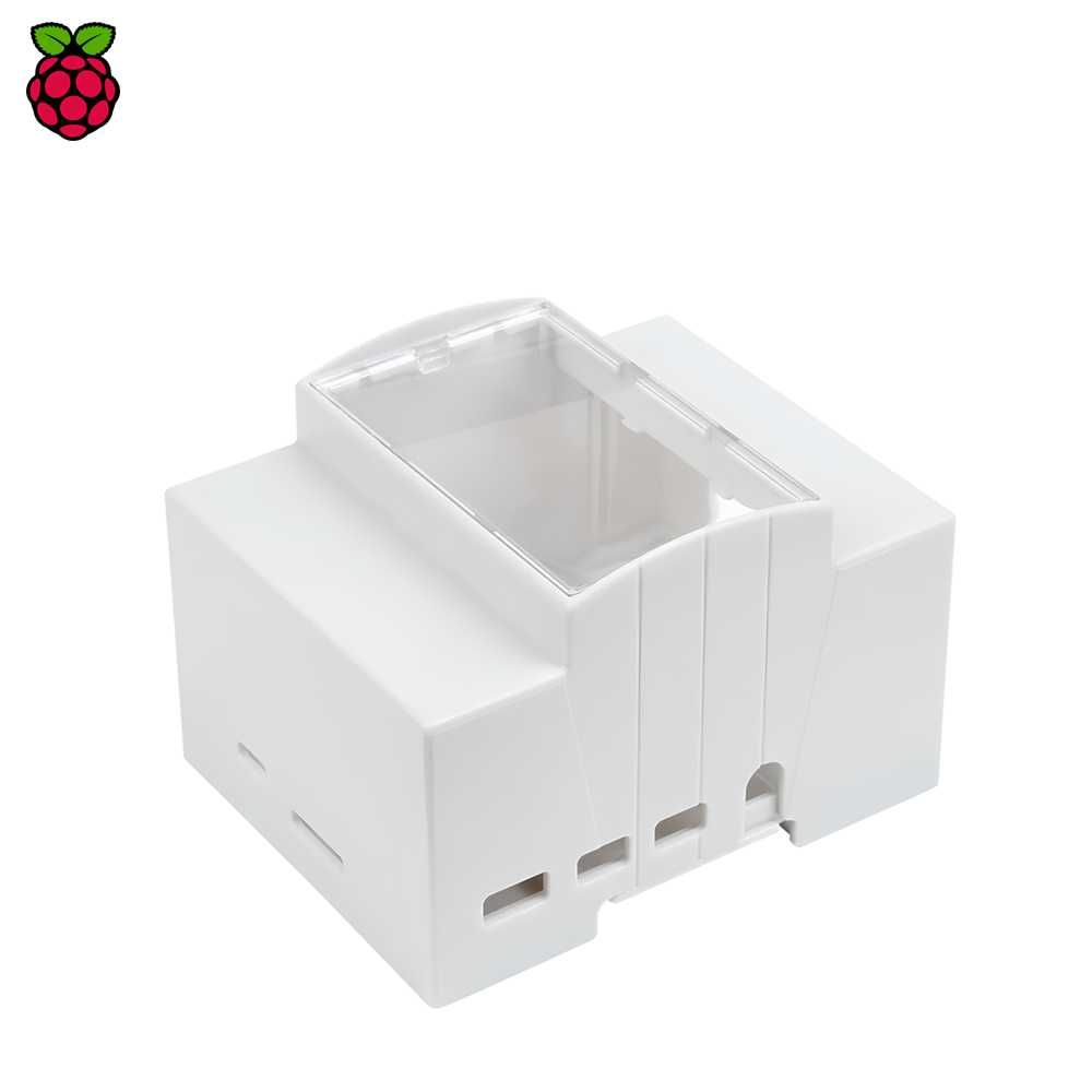 Корпус с радиатором для установки на дин рейку - для Raspberry Pi 4B